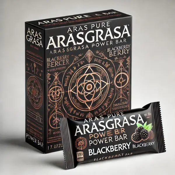 ARAS Pure Arasgrasa Boost Bites with Blackberry – A rich, sweet energy bar combining Arasgrasa and blackberries.