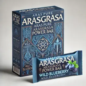 ARAS Pure Arasgrasa Boost Bites with Blueberry – A rich, sweet energy bar combining Arasgrasa and blueberries.